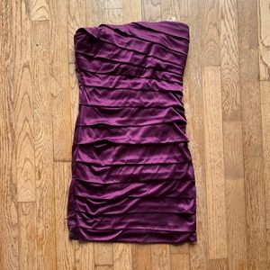 speechless bergundy tube dress